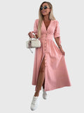 Sophia | Elegancka sukienka jeansowa
