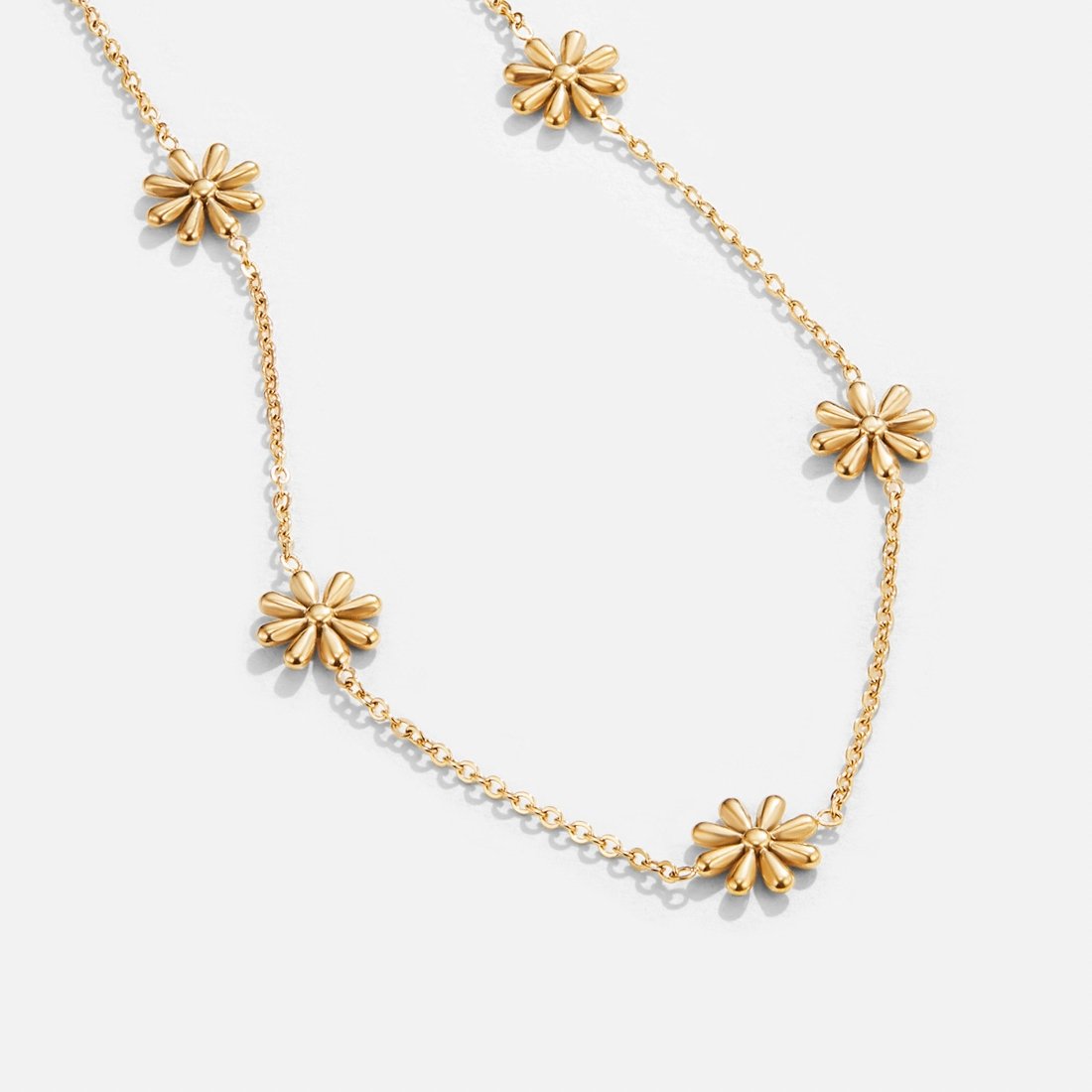 Naszyjnik Flower Power z 18-karatowego złota