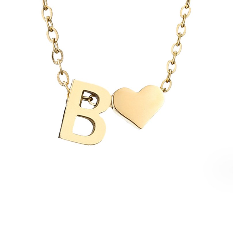 Wieczny Naszyjnik Złoty Love & Letter