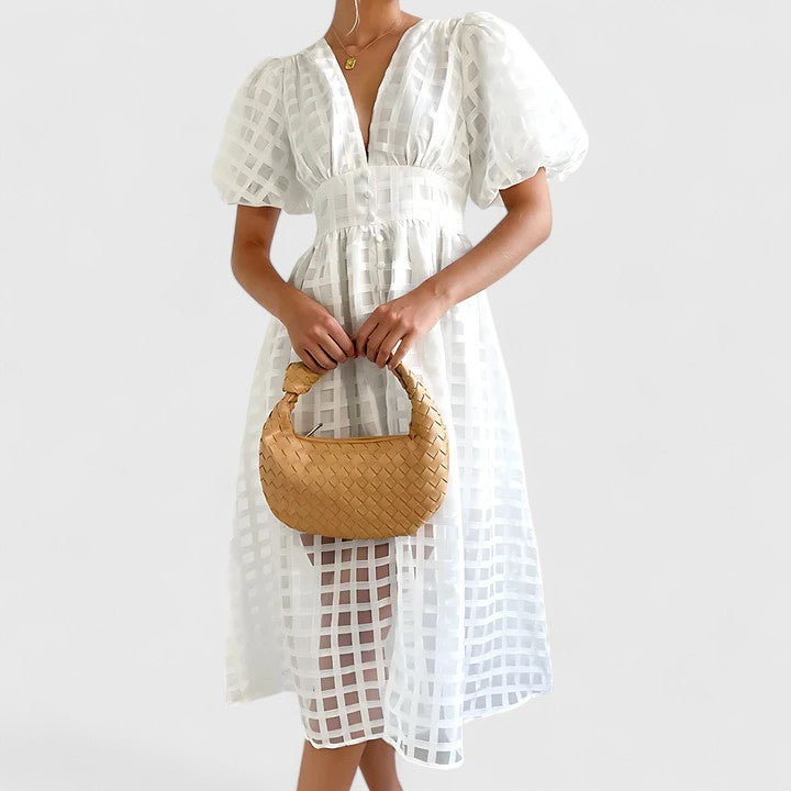 Elanqi | Elegancka sukienka midi