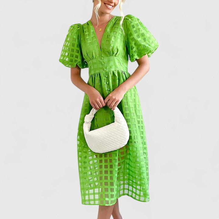 Elanqi | Elegancka sukienka midi