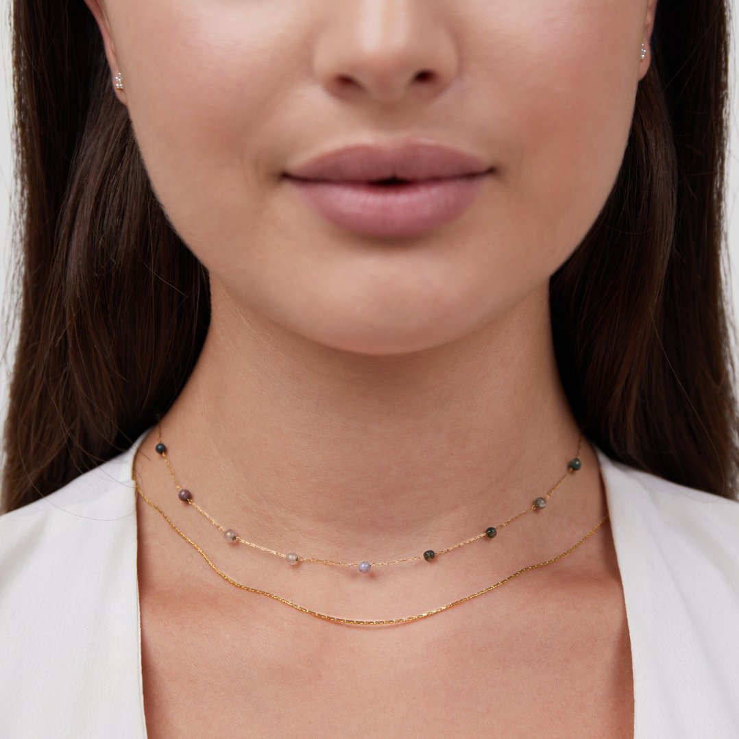 Warstwowy naszyjnik Alana Gold & Stone