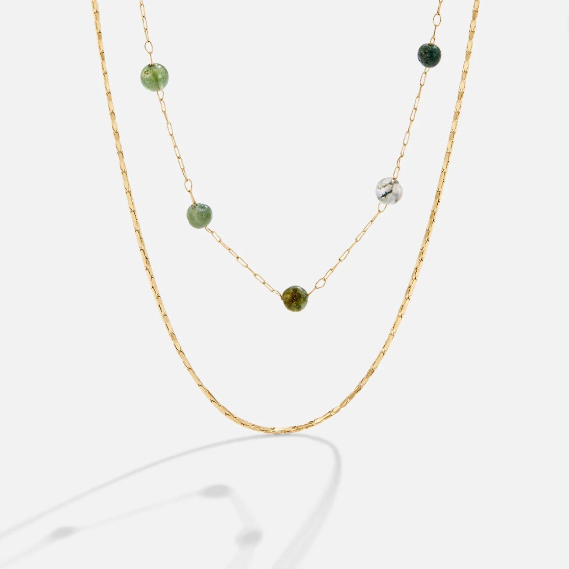 Warstwowy naszyjnik Alana Gold & Stone