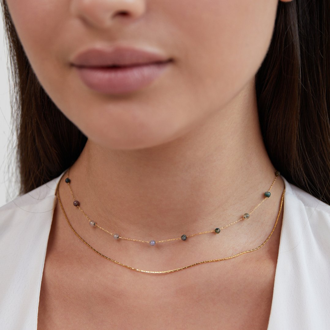 Warstwowy naszyjnik Alana Gold & Stone