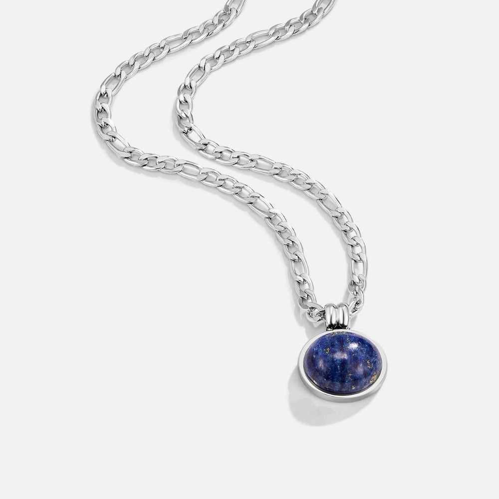 Srebrny naszyjnik Liza Lapis Lazuli