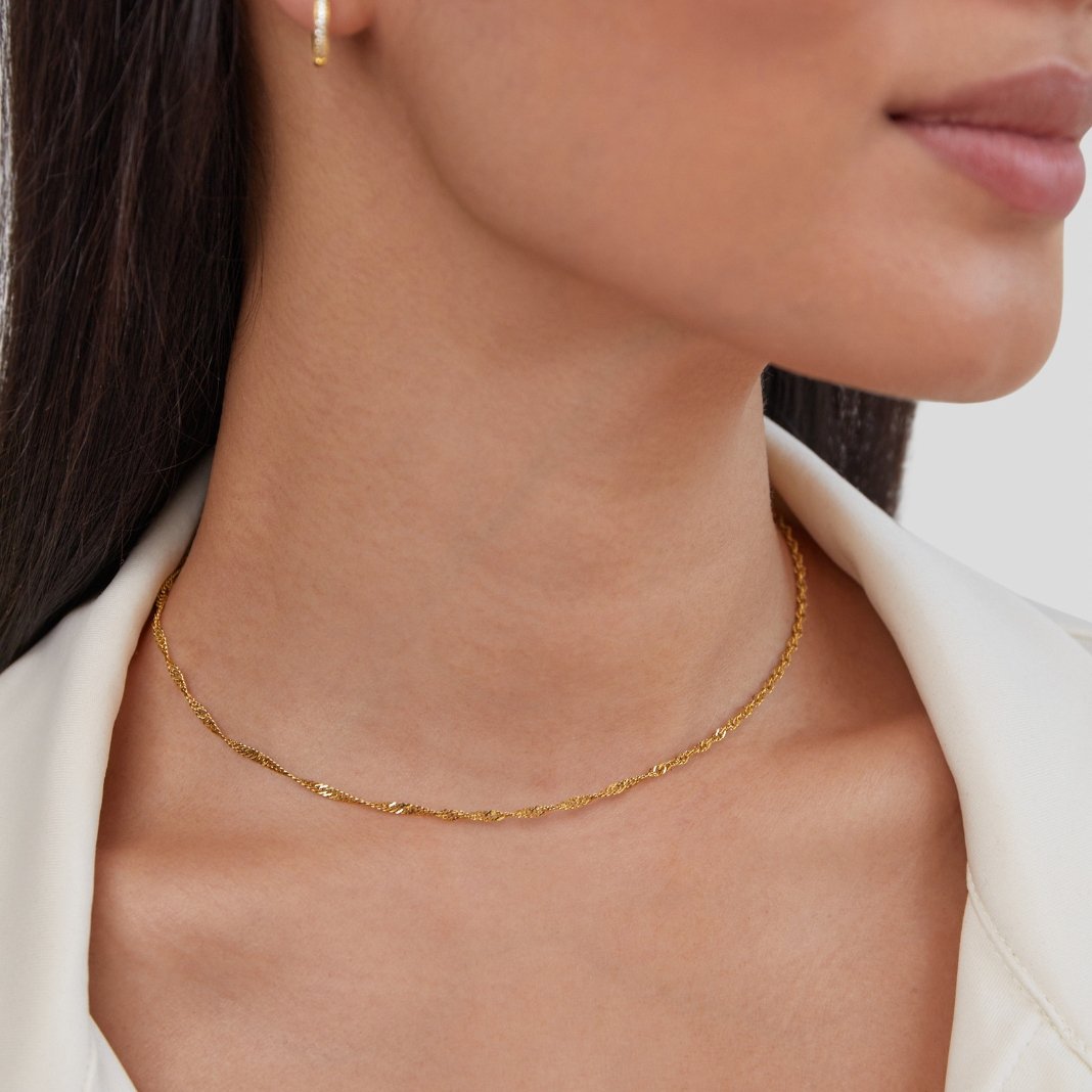 Naszyjnik Mila Twist Gold Chain