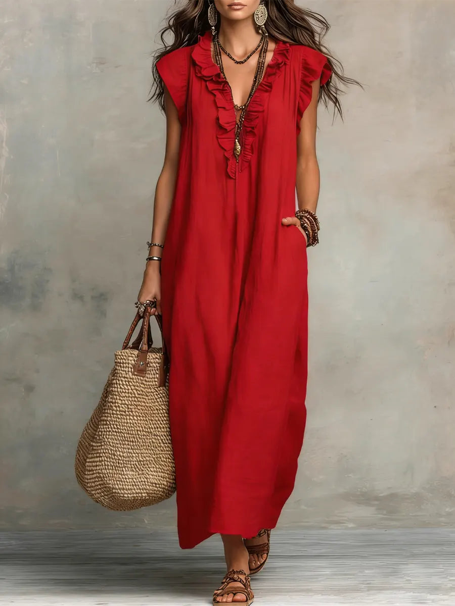 Beau - sukienka maxi w stylu boho