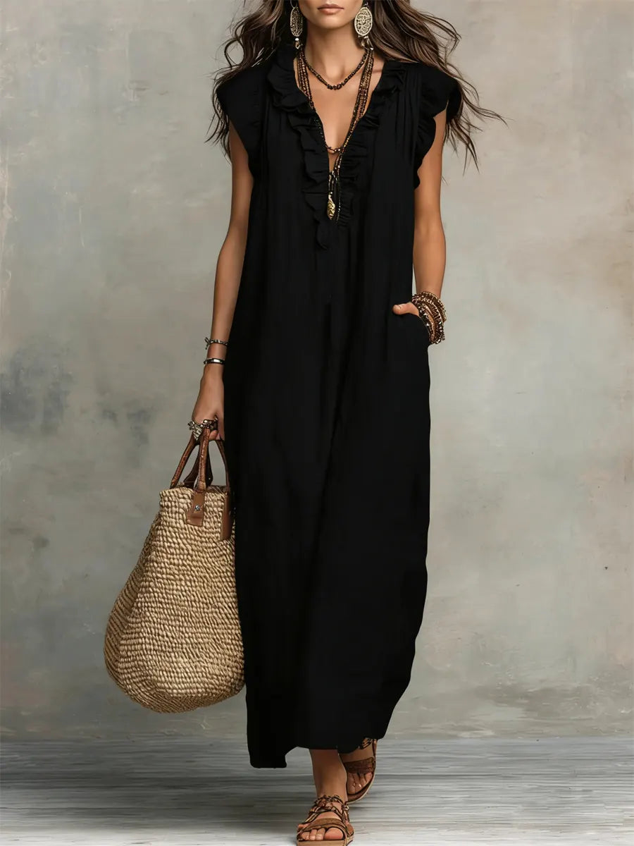 Beau - sukienka maxi w stylu boho