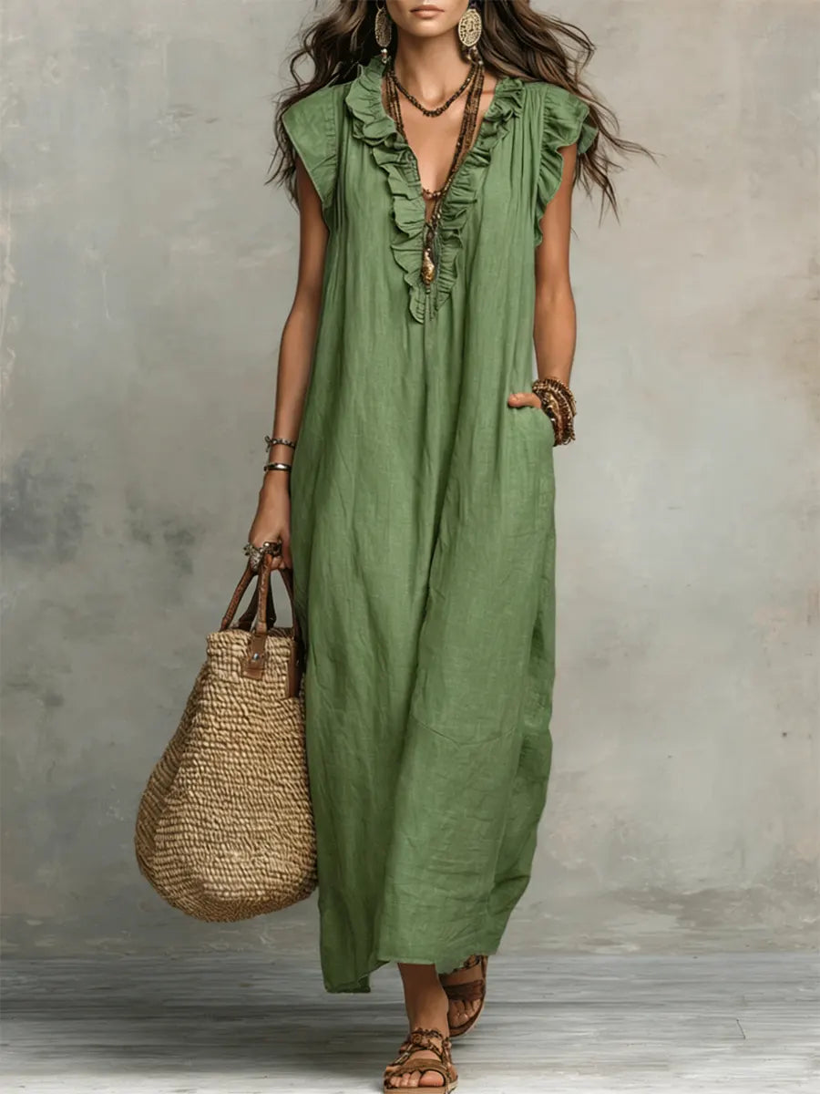 Beau - sukienka maxi w stylu boho