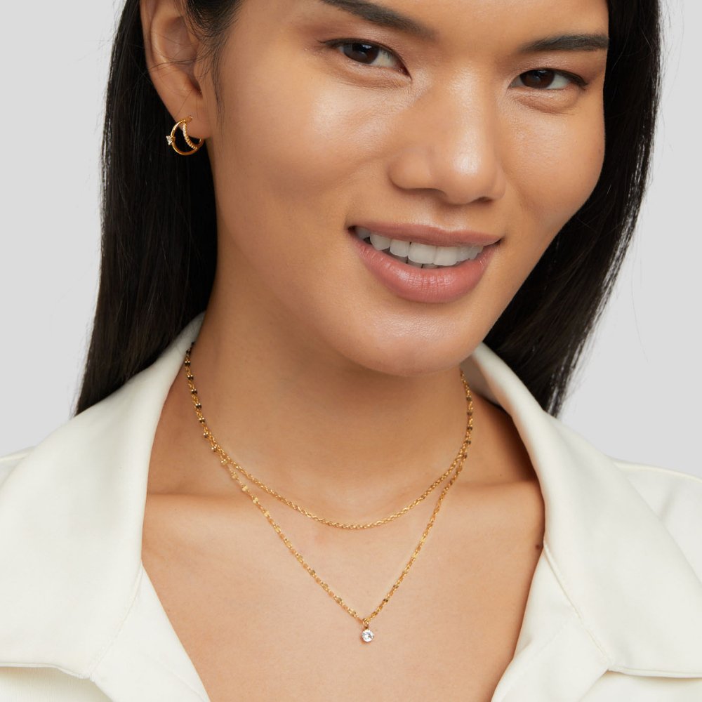 Naszyjnik Piya Crystal warstwowy