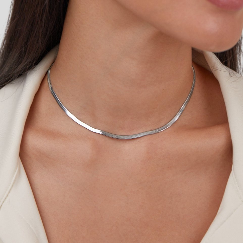 Srebrny naszyjnik Sarya Snake Chain