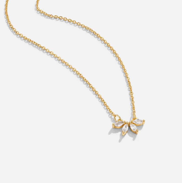 Naszyjnik z zawieszką Tiffany Crystal Leaf
