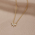 Naszyjnik z zawieszką Tiffany Crystal Leaf