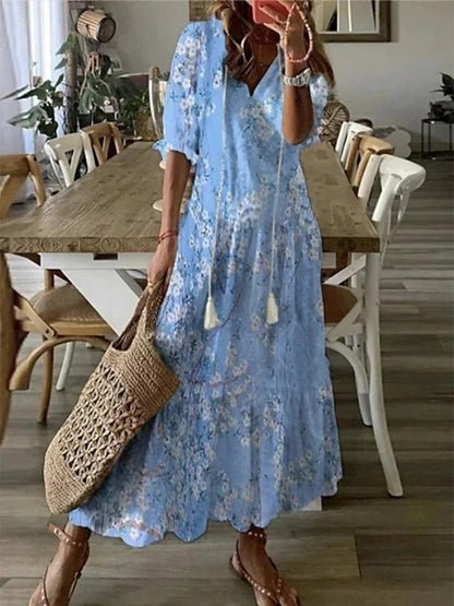 Rosalie | Sukienka Midi Boho A-Linia