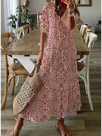 Rosalie | Sukienka Midi Boho A-Linia