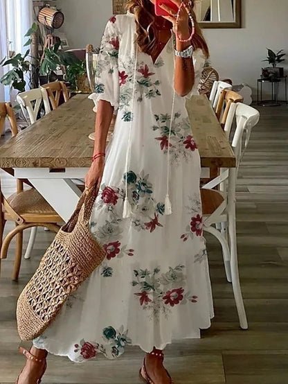 Rosalie | Sukienka Midi Boho A-Linia