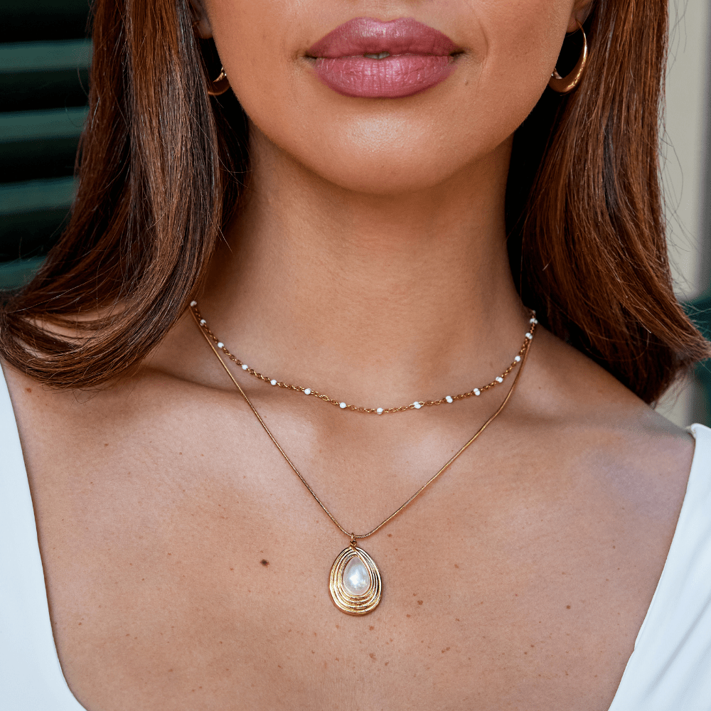 Naszyjnik Camila Teardrop w stylu vintage