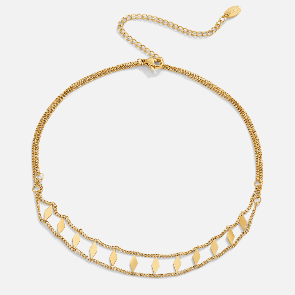 Złoty choker Zara