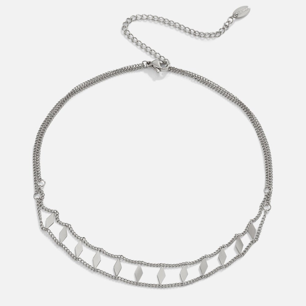 Srebrny choker Zara